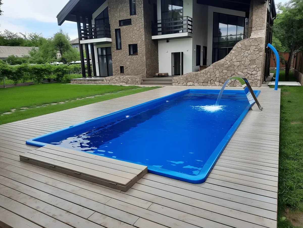 Композитный бассейн Laguna 9 — вид сверху в Бугульме