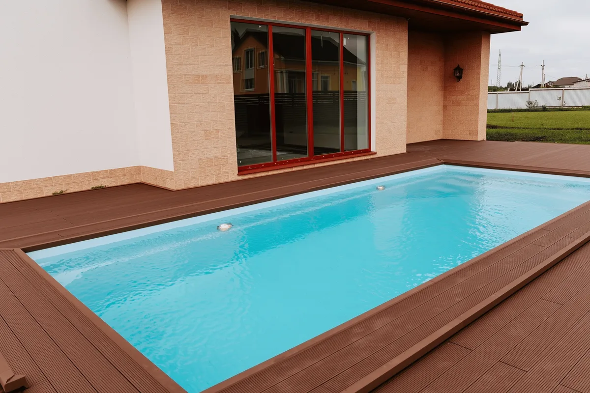 Композитный бассейн Laguna 8 — вид сверху в Бугульме