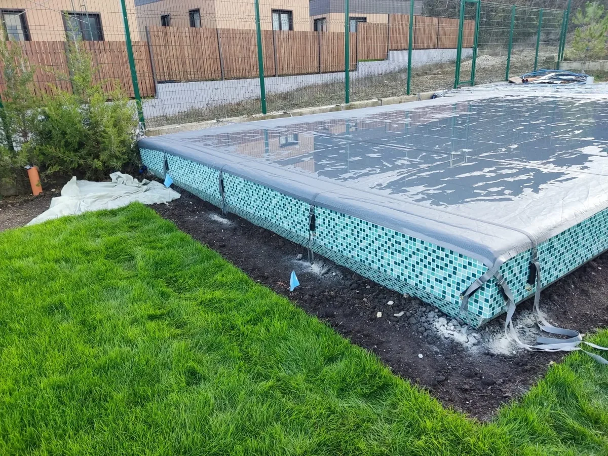 Батутное покрывало на бассейне в Бугульме